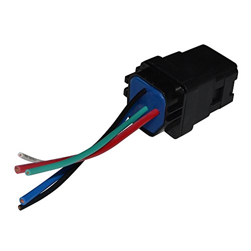 Ehdis 2 Stück 40 Ampere Relais Harness 12V 40A SPDT Relaissockel